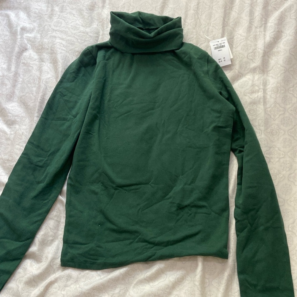 Green Turtleneck